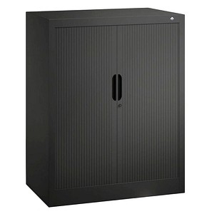 CP Omnispace Rollladenschrank schwarzgrau 2 Fachböden 80,0 x 42,0 x 103,0 cm von Cp