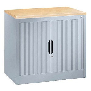 CP Omnispace Rollladenschrank silber 1 Fachboden 80,0 x 42,0 x 72,0 cm von Cp