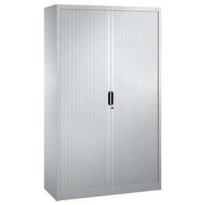 CP Omnispace Rollladenschrank silber 4 Fachböden 120,0 x 42,0 x 198,0 cm von Cp