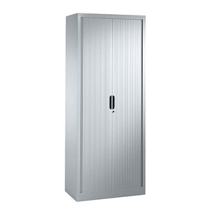 CP Omnispace Rollladenschrank silber 4 Fachböden 80,0 x 42,0 x 198,0 cm von Cp