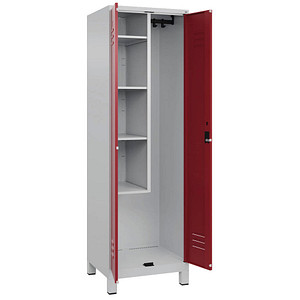 CP Putzmittelschrank Classic Plus 080110-00 S10001 lichtgrau, rubinrot 60,0 x 50,0 x 195,0 cm, aufgebaut CP Putzmittelschrank Classic Plus 080110-00 S10001 lichtgrau, rubinrot 60,0 x 50,0 x 195,0 cm, aufgebaut von Cp