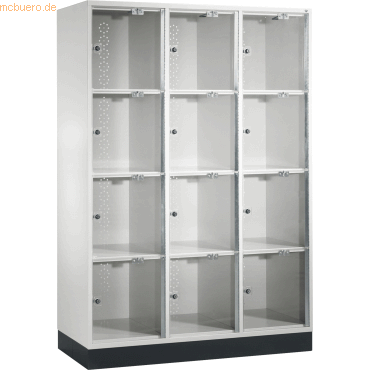 CP Schließfachschrank 8470A302 S10002 Acrylglastüren 1750x1220x500mm l von Cp