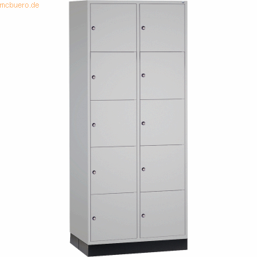 CP Schließfachschrank 8570203S10008 10 Fächer 1950x820x600mm lichtgrau CP Schließfachschrank 8570203S10008 10 Fächer 1950x820x600mm lichtgrau von Cp