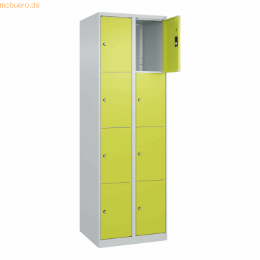 CP Schließfachschrank Classic PLUS 2x4 Fächer 1850x600x500mm lichtgrau CP Schließfachschrank Classic PLUS 2x4 Fächer 1850x600x500mm lichtgrau von Cp