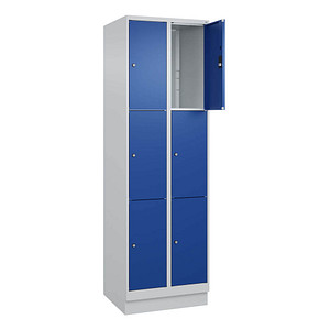 CP Schließfachschrank Classic PLUS enzianblau, lichtgrau 080020-203 S10003, 6 Schließfächer 60,0 x 50,0 x 195,0 cm CP Schließfachschrank Classic PLUS enzianblau, lichtgrau 080020-203 S10003, 6 Schließfächer 60,0 x 50,0 x 195,0 cm von Cp