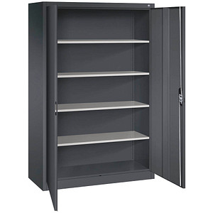 CP Stahlschrank C 2000 Acurado 094600-000 S10003 schwarzgrau 120,0 x 40,0 x 195,0 cm, aufgebaut von Cp