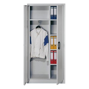 CP Stahlschrank C 2000 Acurado 9260-30 S10098 lichtgrau 93,0 x 40,0 x 195,0 cm, aufgebaut von Cp