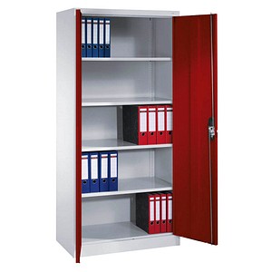 CP Stahlschrank C 2000 Acurado 9280-000 S10761 lichtgrau, rubinrot 93,0 x 50,0 x 195,0 cm, aufgebaut CP Stahlschrank C 2000 Acurado 9280-000 S10761 lichtgrau, rubinrot 93,0 x 50,0 x 195,0 cm, aufgebaut von Cp