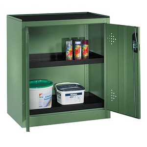 CP Umweltschrank 8821-316 S10080 resedagrün 93,0 x 50,0 x 100,0 cm, aufgebaut von Cp