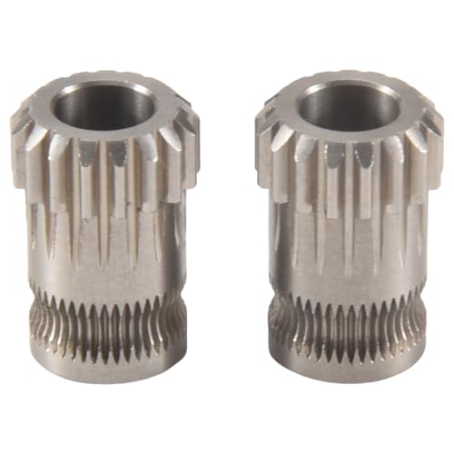 Cpolebev 2 StüCke Extruder Getriebe MK8 Edelstahl Doppel Extrusions Bowden Gear 3D Drucker Teil für CR10 3 Cpolebev 2 StüCke Extruder Getriebe MK8 Edelstahl Doppel Extrusions Bowden Gear 3D Drucker Teil für CR10 3 von Cpolebev