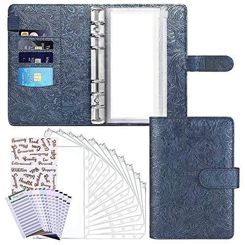 Cpolebev Budget Binder mit ReißVerschluss UmschläGen,Geld Sparender Bargeld Umschlag mit 8 Durchsichtigen,6-Ring Binder mit 2 Etiketten Aufklebern Cpolebev Budget Binder mit ReißVerschluss UmschläGen,Geld Sparender Bargeld Umschlag mit 8 Durchsichtigen,6-Ring Binder mit 2 Etiketten Aufklebern von Cpolebev