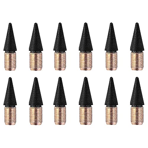 Cpolebev Tintenloser Bleistift, Unbegrenzte Schreiben Technologie, Bleistift mit Austauschbarem Graphit Stift, 12 -Pack Stift Spitze von Cpolebev