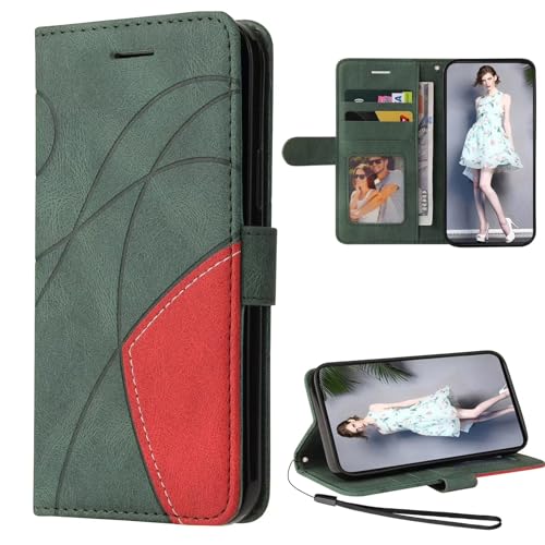 Cqkob Handyhülle für OnePlus Nord CE 3 Lite, Leder PU Brieftasche Handyhülle Flip Case Silikon Bumper Schutzhülle Klapphülle. Lederhülle mit Kartenfächern und Standfunktion-Grün Cqkob Handyhülle für OnePlus Nord CE 3 Lite, Leder PU Brieftasche Handyhülle Flip Case Silikon Bumper Schutzhülle Klapphülle. Lederhülle mit Kartenfächern und Standfunktion-Grün von Cqkob