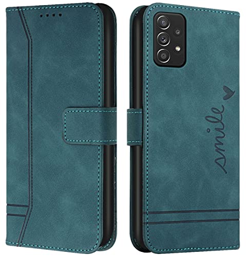 Cqkob Handyhülle für Samsung Galaxy A32 4G Lederhülle mit Magnetverschluss - Schutzhülle mit Kartenfach, Geldhalter und verstellbarem Klappständer Handytasche ,Militärgrün Cqkob Handyhülle für Samsung Galaxy A32 4G Lederhülle mit Magnetverschluss - Schutzhülle mit Kartenfach, Geldhalter und verstellbarem Klappständer Handytasche ,Militärgrün von Cqkob