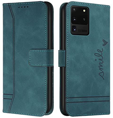 Cqkob Handyhülle für Samsung Galaxy S21 Ultra Lederhülle mit Magnetverschluss - Schutzhülle mit Kartenfach, Geldhalter und verstellbarem Klappständer Handytasche ,Militärgrün Cqkob Handyhülle für Samsung Galaxy S21 Ultra Lederhülle mit Magnetverschluss - Schutzhülle mit Kartenfach, Geldhalter und verstellbarem Klappständer Handytasche ,Militärgrün von Cqkob