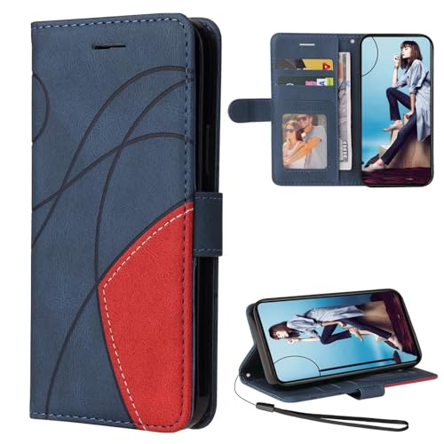 Cqkob Handyhülle für Samsung Galaxy S22 Plus, Leder PU Brieftasche Handyhülle Flip Case Silikon Bumper Schutzhülle Klapphülle. Lederhülle mit Kartenfächern und Standfunktion-Blau Cqkob Handyhülle für Samsung Galaxy S22 Plus, Leder PU Brieftasche Handyhülle Flip Case Silikon Bumper Schutzhülle Klapphülle. Lederhülle mit Kartenfächern und Standfunktion-Blau von Cqkob