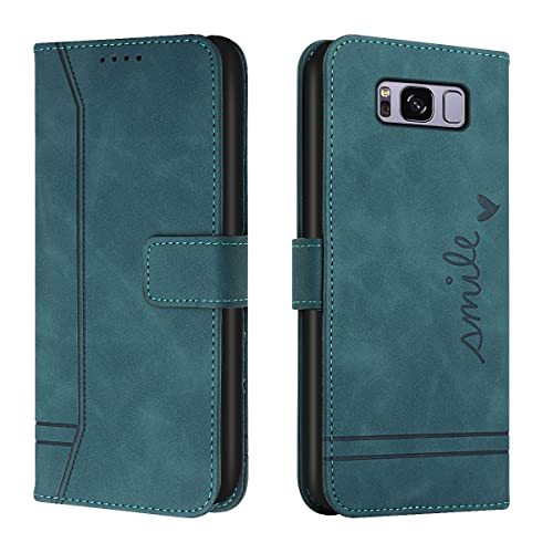Cqkob Handyhülle für Samsung Galaxy S8 Plus/S8+ Lederhülle mit Magnetverschluss - Schutzhülle mit Kartenfach, Geldhalter und verstellbarem Klappständer Handytasche ,Militärgrün Cqkob Handyhülle für Samsung Galaxy S8 Plus/S8+ Lederhülle mit Magnetverschluss - Schutzhülle mit Kartenfach, Geldhalter und verstellbarem Klappständer Handytasche ,Militärgrün von Cqkob