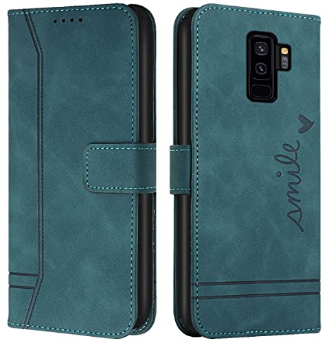 Cqkob Handyhülle für Samsung Galaxy S9 Plus/S9+ Lederhülle mit Magnetverschluss - Schutzhülle mit Kartenfach, Geldhalter und verstellbarem Klappständer Handytasche ,Militärgrün Cqkob Handyhülle für Samsung Galaxy S9 Plus/S9+ Lederhülle mit Magnetverschluss - Schutzhülle mit Kartenfach, Geldhalter und verstellbarem Klappständer Handytasche ,Militärgrün von Cqkob