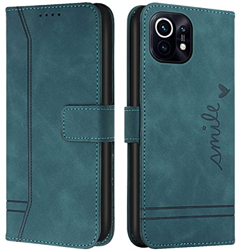 Cqkob Handyhülle für Xiaomi Mi 11 Lederhülle mit Magnetverschluss - Schutzhülle mit Kartenfach, Geldhalter und verstellbarem Klappständer Handytasche ,Schwarz Cqkob Handyhülle für Xiaomi Mi 11 Lederhülle mit Magnetverschluss - Schutzhülle mit Kartenfach, Geldhalter und verstellbarem Klappständer Handytasche ,Schwarz von Cqkob