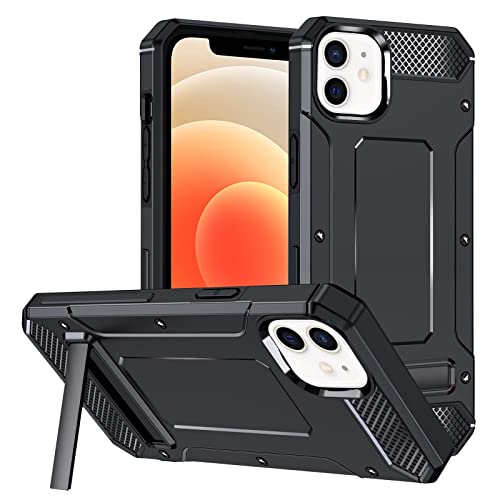 Cqkob Hülle Kompatibel mit iPhone 11/iPhone XR, doppellagig stoßfest Schutzhülle,Mit klappbarem Ständer,mit Kameraschutz Militärschutz Stoßfest rutschfest Ganzkörperschutz Handyhülle-Schwarz Cqkob Hülle Kompatibel mit iPhone 11/iPhone XR, doppellagig stoßfest Schutzhülle,Mit klappbarem Ständer,mit Kameraschutz Militärschutz Stoßfest rutschfest Ganzkörperschutz Handyhülle-Schwarz von Cqkob