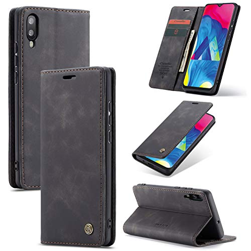 Cracedily Handyhülle für Galaxy A10 / Galaxy M10 Hülle, Klapphülle Premium Lederhülle Klappbar Flip Case Tasche Magnet Kartenfach Standfunktion Klapphülle Schutzhülle für Samsung Galaxy A10, Schwarz Cracedily Handyhülle für Galaxy A10 / Galaxy M10 Hülle, Klapphülle Premium Lederhülle Klappbar Flip Case Tasche Magnet Kartenfach Standfunktion Klapphülle Schutzhülle für Samsung Galaxy A10, Schwarz von Cracedily