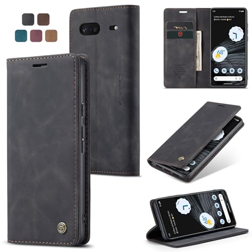 Cracedily Handyhülle für Google Pixel 7 Hülle, Klapphülle Premium Lederhülle Klappbar Flip Case Tasche Magnet Kartenfach Standfunktion Klapphülle Schutzhülle für Google 7 Handyhülle, Schwarz Cracedily Handyhülle für Google Pixel 7 Hülle, Klapphülle Premium Lederhülle Klappbar Flip Case Tasche Magnet Kartenfach Standfunktion Klapphülle Schutzhülle für Google 7 Handyhülle, Schwarz von Cracedily
