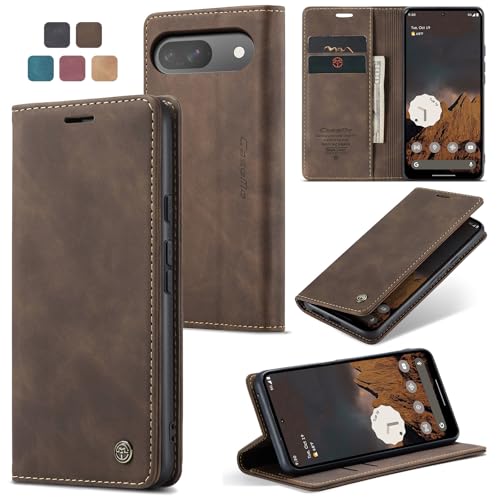 Cracedily Handyhülle für Google Pixel 9 / Pixel 9 Pro Hülle, Klapphülle Premium Lederhülle Klappbar Flip Case Tasche Magnet Kartenfach Standfunktion Klapphülle Schutzhülle Handyhülle, Kaffee Cracedily Handyhülle für Google Pixel 9 / Pixel 9 Pro Hülle, Klapphülle Premium Lederhülle Klappbar Flip Case Tasche Magnet Kartenfach Standfunktion Klapphülle Schutzhülle Handyhülle, Kaffee von Cracedily