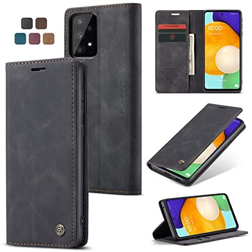 Cracedily Handyhülle für Samsung Galaxy A53 5G Hülle, Klapphülle Premium Lederhülle Klappbar Flip Case Tasche Magnet Kartenfach Standfunktion Klapphülle Schutzhülle für Samsung A53 Handyhülle,Schwarz Cracedily Handyhülle für Samsung Galaxy A53 5G Hülle, Klapphülle Premium Lederhülle Klappbar Flip Case Tasche Magnet Kartenfach Standfunktion Klapphülle Schutzhülle für Samsung A53 Handyhülle,Schwarz von Cracedily