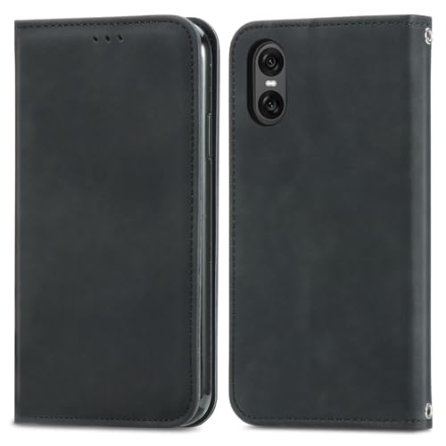 Cracedily Handyhülle für Sony Xperia 10 VI Hülle, Klapphülle Premium Lederhülle Klappbar Flip Case Tasche Magnet Kartenfach Standfunktion Klapphülle Schutzhülle für Sony Xperia 10 VI, Schwarz Cracedily Handyhülle für Sony Xperia 10 VI Hülle, Klapphülle Premium Lederhülle Klappbar Flip Case Tasche Magnet Kartenfach Standfunktion Klapphülle Schutzhülle für Sony Xperia 10 VI, Schwarz von Cracedily