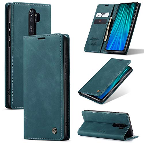 Cracedily Handyhülle für Xiaomi Redmi Note 8 Pro Hülle, Klapphülle Premium Lederhülle Klappbar Flip Case Tasche Magnet Kartenfach Standfunktion Klapphülle Schutzhülle für Redmi Note 8 Pro, Blaugrün Cracedily Handyhülle für Xiaomi Redmi Note 8 Pro Hülle, Klapphülle Premium Lederhülle Klappbar Flip Case Tasche Magnet Kartenfach Standfunktion Klapphülle Schutzhülle für Redmi Note 8 Pro, Blaugrün von Cracedily