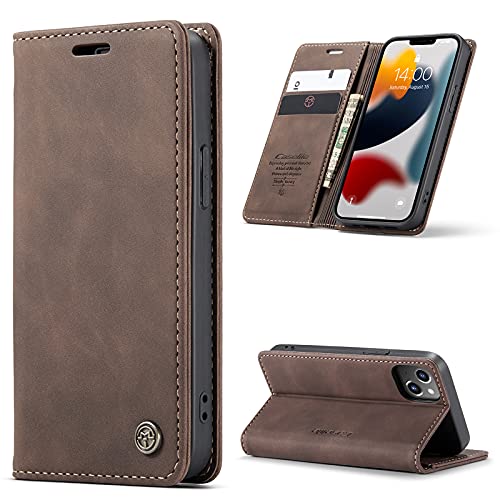 Cracedily Handyhülle für iPhone 13 Mini 5,4 Zoll Hülle, Klapphülle Premium Lederhülle Klappbar Flip Case Tasche Magnet Kartenfach Standfunktion Klapphülle Schutzhülle für iPhone 13 Mini, Kaffee Cracedily Handyhülle für iPhone 13 Mini 5,4 Zoll Hülle, Klapphülle Premium Lederhülle Klappbar Flip Case Tasche Magnet Kartenfach Standfunktion Klapphülle Schutzhülle für iPhone 13 Mini, Kaffee von Cracedily