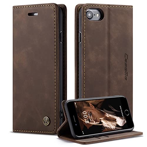 Cracedily Handyhülle für iPhone 6 / 6S Hülle, Klapphülle Premium Lederhülle Klappbar Flip Case Tasche Magnet Kartenfach Standfunktion Klapphülle Schutzhülle für iPhone 6 / 6S Handyhülle, Kaffee Cracedily Handyhülle für iPhone 6 / 6S Hülle, Klapphülle Premium Lederhülle Klappbar Flip Case Tasche Magnet Kartenfach Standfunktion Klapphülle Schutzhülle für iPhone 6 / 6S Handyhülle, Kaffee von Cracedily