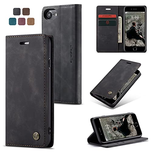 Cracedily Handyhülle für iPhone 6 / 6S Hülle, Klapphülle Premium Lederhülle Klappbar Flip Case Tasche Magnet Kartenfach Standfunktion Klapphülle Schutzhülle für iPhone 6 / 6S Handyhülle, Schwarz Cracedily Handyhülle für iPhone 6 / 6S Hülle, Klapphülle Premium Lederhülle Klappbar Flip Case Tasche Magnet Kartenfach Standfunktion Klapphülle Schutzhülle für iPhone 6 / 6S Handyhülle, Schwarz von Cracedily