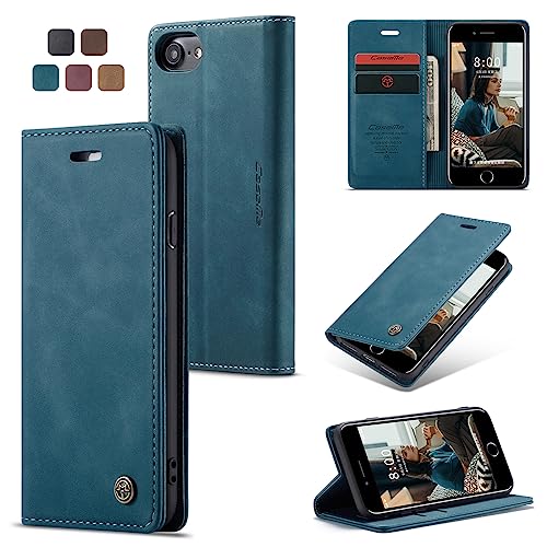 Cracedily Handyhülle für iPhone 6 / 6S Hülle, Klapphülle Premium Lederhülle Klappbar Flip Case Tasche Magnet Kartenfach Standfunktion Klapphülle Schutzhülle für iPhone 6 / 6S Handyhülle, Blaugrün Cracedily Handyhülle für iPhone 6 / 6S Hülle, Klapphülle Premium Lederhülle Klappbar Flip Case Tasche Magnet Kartenfach Standfunktion Klapphülle Schutzhülle für iPhone 6 / 6S Handyhülle, Blaugrün von Cracedily