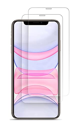 [2 Stück] Schutzfolie kompatibel mit iPhone 11 Pro [5.8 Zoll] Panzerfolie Verbundglas Schutzglas Echt Hart Tempered Glass Kristallklar Anti-Kratzen von Cracksin