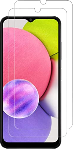 [2 Stück] Schutzglas kompatibel mit Samsung Galaxy A03s Echt Hartglas Screen Protector Tempered Glass Panzerfolie Displayschutz von Cracksin