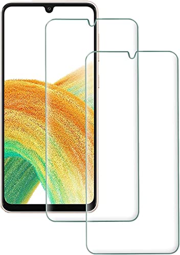 [2 Stück] Schutzglas kompatibel mit Samsung Galaxy A33 5G Panzerfolie Verbundglas Schutzfolie Echt Hart Tempered Glass 9H Kristallklar Anti-Kratzen von Cracksin