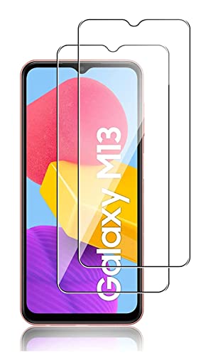 [2 Stück] Schutzglas kompatibel mit Samsung Galaxy M13 Panzerfolie Schutzfolie Verbundglas Displayglas Echt Hart Tempered Glass 9H Härte Glas von Cracksin