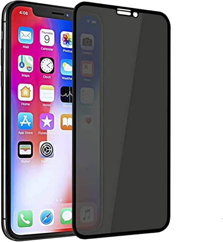 Blickschutz Schutzglas kompatibel mit Apple iPhone 11 Pro Max/iPhone XS MAX 6.5 Sichtschutz [ANTI PRIVACY] Schutzfolie Matte Anti-Kratzer Ceramic Glas Displayfolie von Cracksin