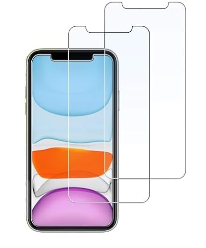 Cracksin [2 Stück] Panzerfolie kompatibel mit iPhone 11 / iPhone XR Displayschutzfolie,Schutzfolie [kein Glas] 100% Fingerabdrucksensor Nano-Glas 9H Glas von Cracksin