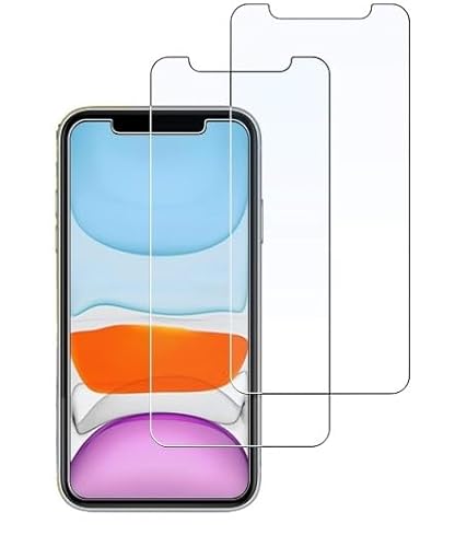 Cracksin [2 Stück] Panzerfolie kompatibel mit iPhone 11 / iPhone XR Displayschutzfolie,Schutzfolie [kein Glas] 100% Fingerabdrucksensor Nano-Glas 9H Glas von Cracksin