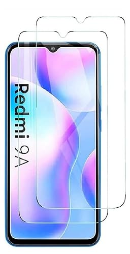 Cracksin [2 Stück] Schutzfolie kompatibel mit Xiaomi Redmi 9A Panzerfolie Verbundglas Schutzglas Echt Hart Tempered Glass Kristallklar Anti-Kratzen Anti-Öl von Cracksin