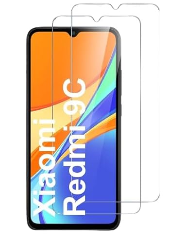 Cracksin [2 Stück] Schutzfolie kompatibel mit Xiaomi Redmi 9C / Redmi 9C NFC Panzerfolie Verbundglas Schutzglas Echt Hart Tempered Glass Kristallklar Anti-Kratzen Anti-Öl von Cracksin