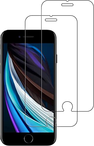 Cracksin [2 Stück] Schutzfolie kompatibel mit iPhone SE 3/2 (2022/2020) [4.7 Zoll] Panzerfolie Verbundglas Schutzglas Tempered Glass Kristallklar Anti-Kratzen von Cracksin