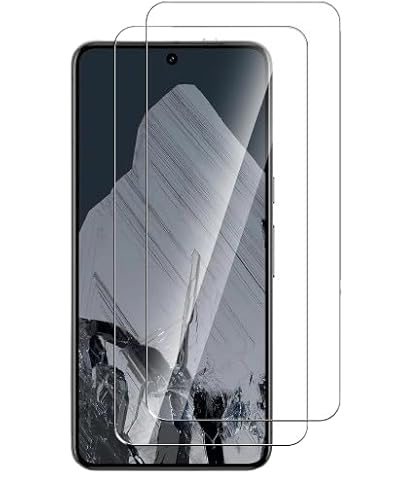 Cracksin [2 Stück] Panzer Schutzglas kompatibel mit Google Pixel 8 Pro Schutzfolie Verbundglas Displayglas Echt Hart Tempered Glass 9H Härte Glas von Cracksin