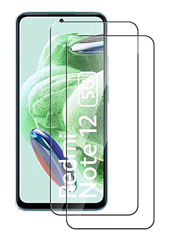 Cracksin [2 Stück] Schutzglas kompatibel mit Xiaomi Redmi Note 12 Panzerfolie Schutzfolie Verbundglas Displayglas Echt Hart Tempered Glass 9H Härte Glas von Cracksin