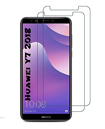 Cracksin 2x Huawei Y7 2018 Panzerfolie Schutzglas Tempered Glass 9H Echt Verbund Hartglas Panzerfolie Displayschutz Schutzglas Bildschrimschutz von Cracksin