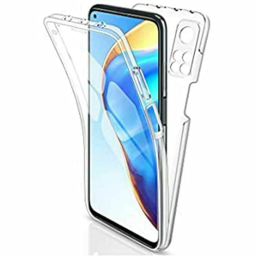 Cracksin 360° Grad Handyhülle für Xiaomi Mi 10T 5G / Mi 10T Pro 5G Transparent Displayschutz Vorne/Hinten Anti-Gelb Kratzfest Schutzhülle TPU+PET Cover von Cracksin