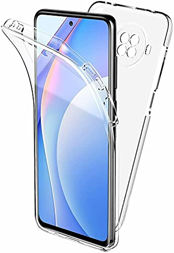 Cracksin 360° Grad Handyhülle für Xiaomi Mi 10T Lite 5G Transparent Displayschutz Vorne/Hinten Anti-Gelb Kratzfest Schutzhülle Handyhülle TPU+PET Cover von Cracksin