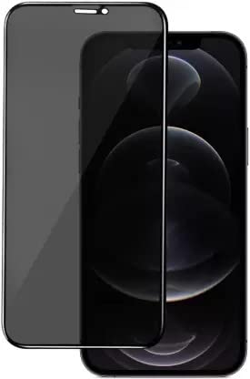 Cracksin Blickschutz Schutzglas kompatibel mit iPhone 12 Pro Max [6.7 Zoll] Sichtschutz [ANTI PRIVACY] Full Cover Hart Displayschutz Glas von Cracksin
